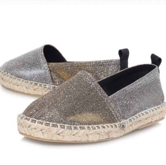 Kurt Geiger | Sparkly Slip Ons Espadrilles - Picture 3 of 3